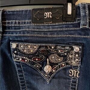 Gorgeous Miss Me Signature Boot Jeans With 28” Inseam